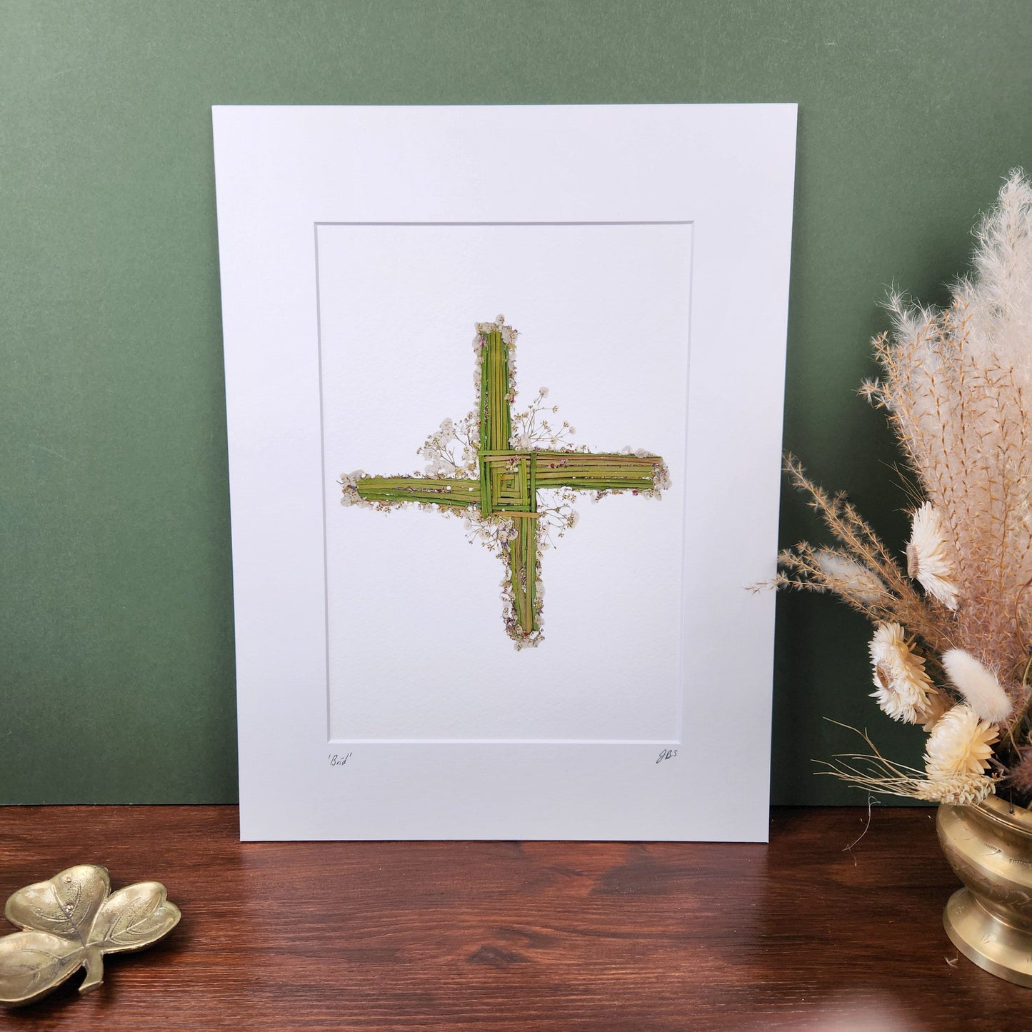 SIÓG Botanicals Product 12" x 16" Mounted Print 'Brid' Saint Brigid Art Print