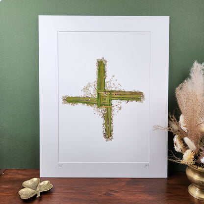 SIÓG Botanicals Product 16" x 20" Mounted Print 'Brid' Saint Brigid Art Print