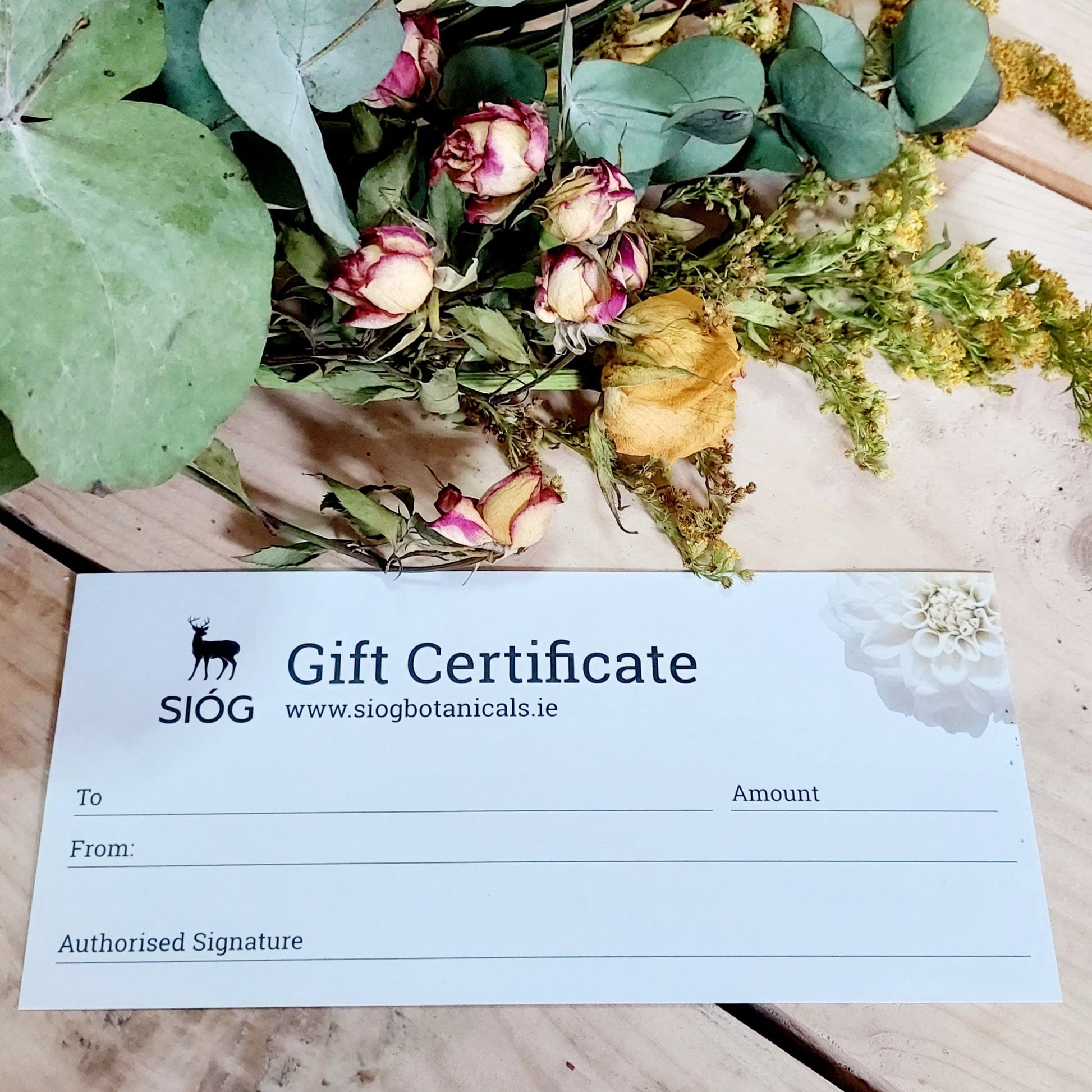 SIÓG Botanicals Gift Cards €25.00 SIÓG Gift Certificate