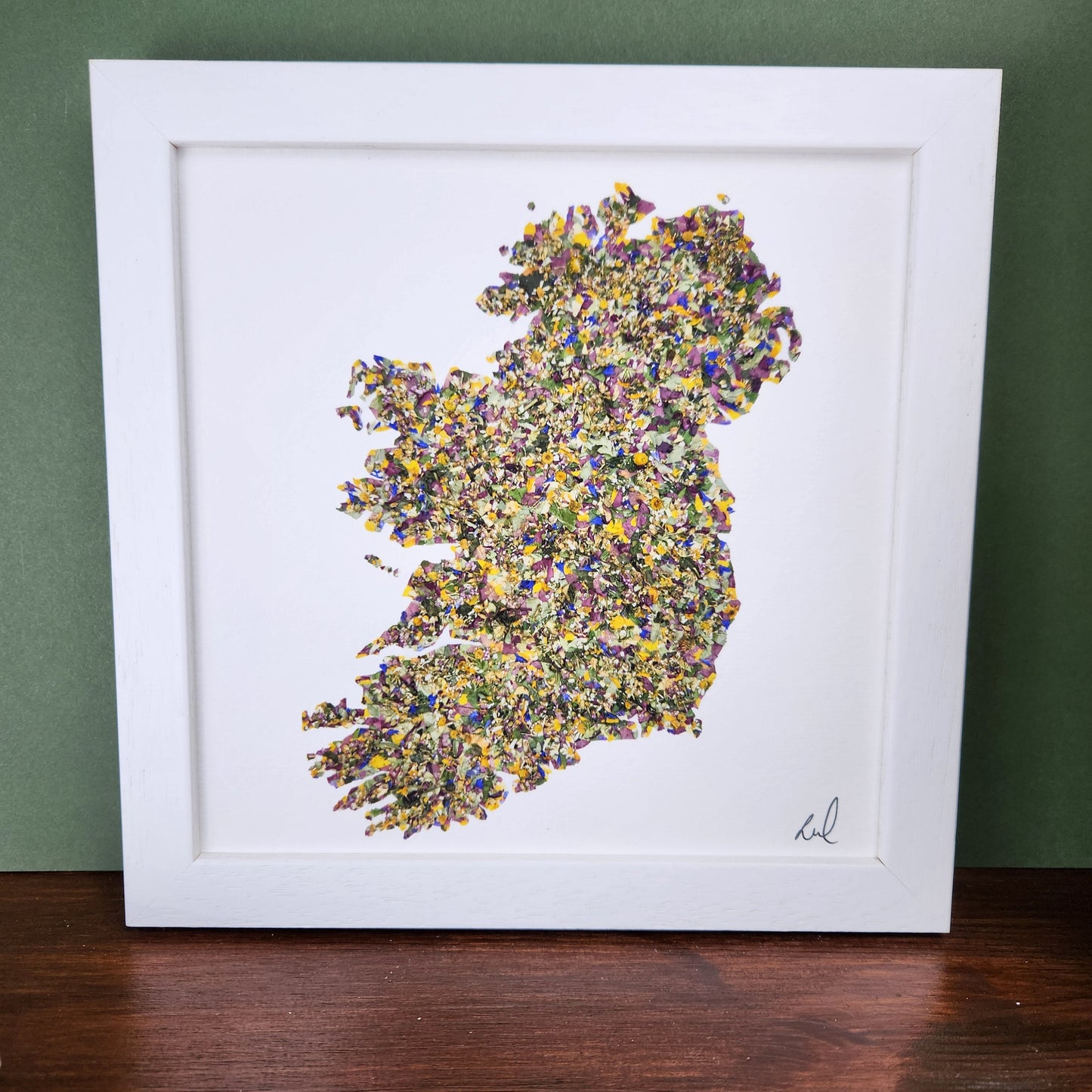 SIÓG Botanicals Product 8" x 8" Framed Print 'Bláthanna na hÉireann' Native Flowers of Ireland Art Print