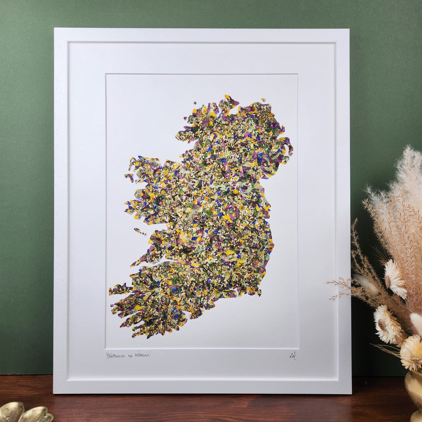 SIÓG Botanicals Product 'Bláthanna na hÉireann' Native Flowers of Ireland Art Print