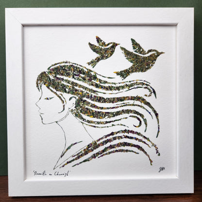 SIÓG Botanicals Product 'Dreoilín an Churraigh' Curragh Wren Art Print